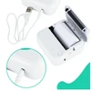 Ikonka Mini terminis etikečių spausdintuvas + USB kabelis kvadratinės mėlynos spalvos