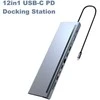 „Roger MST 12in1“ USB-C prijungimo stotelė / replikatorius (RO-DOCK12IN1PD)