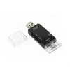 Atminties kortelė „RoGer OTG USB-C/USB/microUSB“ kortelių skaitytuvas TF / SD + USB 2.0