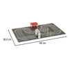 RoGer Police car racing track 64x38cm