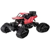 RoGer Rock Crawler 2in1 Radio controlled Car / 2.4Ghz / 4x4 / 20 km/h / 1:16 / Raudona