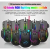 RoGer S700 Pelė su laidu žaidimams DPI 12800 / RGB