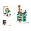 RoGer Set "Supermarket" with cash register, shopping cart and accessories