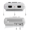 RoGer SFC620-LD Super Mini SFC Gamin konsolė / 620 retro 8 bitų žaidimai / 2x žaidimų pultai