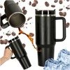 Roger Termo puodelis ze słomką i laikikliu termos 1200ml juoda
