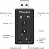 „RoGer“ USB garso plokštė su mikrofono įvestimi, virtuali 7.1