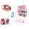 RoGer Wooden Doll House with LED 70cm