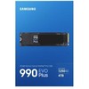 Samsung 990 EVO Plus kietojo būsenos diskas SSD / 4 TB / 7150 MB/s / 1350000 IOPS / Juodas