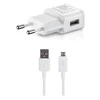 EP-TA200EWE + ECB-DU4EWE Samsung 15W kelioninis įkroviklis + microUSB duomenų kabelis baltas (OOB masinis)