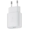 Įkroviklis Samsung EP-TA800NW 25W + Type-C kabelis 25W baltas