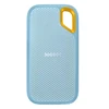 Išorinis kietasis diskas SanDisk Extreme Portable SSD 1 TB, SDSSDE61-1T00-G25B, Šviesiai mėlynas