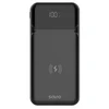 Savio BA-09 power bank Lithium Polymer (LiPo) 37 mAh Wireless charging Juodas