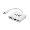 USB tipo C HDMI adapteris, USB 3.0, PD SAVIO AK-48