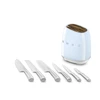 SMEG KNIFE BLOCK 50's STYLE PASTEL Mėlynas KBSF02PB