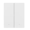 SONOFF M5 2 klavišų sieninis jungiklis 80mm pločio baltas M5-2C-80