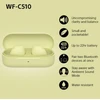 Ausinės Sony WF-C510 | Bluetooth | į ausis įkišamos | Belaidės | Geltonos spalvos