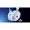Belaidės ausinės su mikrofonu SteelSeries Arctis Nova 7P Over-Ear, Baltos/Mėlynos spalvos