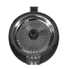 Sulčiaspaudė Citrusinė Spaudimo Mašina - Unold Citrus Press Power Juicy 300W, svirties rankena, 2 antgaliai, juoda sidabrinė