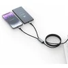 „Swissten 2in1“ įkrovimo USB-C / 2x USB-C laidas 100W 1,5 m