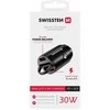 Įkroviklis Swissten Swissten USB-A 3.0 USB-C PD 30W juoda