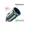Krautuvas Swissten SWISSTEN automobilio įkroviklis 36W, 2-port, USB-C, USB-A