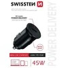 Swissten 45W PD metalinis automobilinio įkroviklio adapteris USB-C