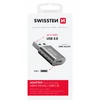 Adapteris USB Swissten 55500200 USB-A - USB-C Sidabrinė (55500200)