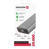 Swissten Powerbank 22013916 20000mAh pilka