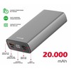 Swissten Powerbank 22013916 20000mAh pilka