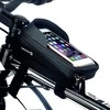 Swissten Atsparus vandeniui Bike Holder krepšys telefonams Juodas