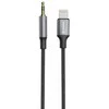 Adapteris AV Swissten Audio Adapteris Textile Lightning - 3.5mm Jack Cable 1.5m