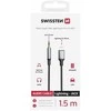Adapteris AV Swissten Audio Adapteris Textile Lightning - 3.5mm Jack Cable 1.5m
