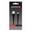 Swissten USB - Lightning 1.0m juoda