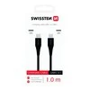 Swissten USB-C - USB-C 1.0m juoda