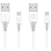 SWISSTEN duomenų kabelis USB - USB-C 3.1 (7mm) baltas 1.5m
