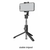 Swissten „Bluetooth“ „selfie Stick“ aliuminio trikojis Pro
