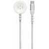 Swissten pintas metalinis magnetinis belaidis įkroviklis, skirtas Apple Watch USB-C 1,2 m