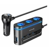 Swissten automobilinis įkroviklis 2x USB-C PD / 1x USB-A QA 3.0 / 3x CL