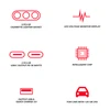 Swissten automobilinis įkroviklis 2x USB-C PD / 1x USB-A QA 3.0 / 3x CL