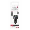 Įkroviklis Swissten Car Charger 2x USB-C PD / USB / 95W