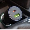 Swissten Car Charger USB-C PD / USB 63W