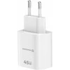 Įkroviklis Swissten SWISSTEN Adapteris sieciowy EDGE GaN 45W, 2-portowy, 1x USB-C PD 45W + 1x USB-A 18W QC