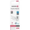 „Swissten Edge GaN“ kelioninis įkroviklis GaN USB-C PD 20W + USB-A 18W QC