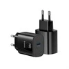 Swissten Edge Travel Charger USB-C GaN 20W Juodas