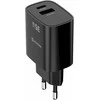 Įkroviklis Swissten SWISSTEN Adapteris sieciowy EDGE GaN 35W, 2-portowy, 1x USB-C PD 35W + 1x USB-A 18W QC