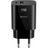Įkroviklis Swissten SWISSTEN Adapteris sieciowy EDGE GaN 35W, 2-portowy, 1x USB-C PD 35W + 1x USB-A 18W QC