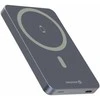 Powerbank Swissten Swissten FUSION Power Bank Universal External Baterija MagSafe / Apple Watch / 5000 mAh Sidabrinis