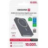 Powerbank Swissten Swissten FUSION Power Bank Universal External Baterija MagSafe / Apple Watch / 10000 mAh Sidabrinis