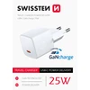 Įkroviklis Swissten Gan mini kelioninis įkroviklis USB-C 25W Power Delivery