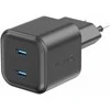 Swissten GaN PD 2x USB-C kelioninis įkroviklis 20W